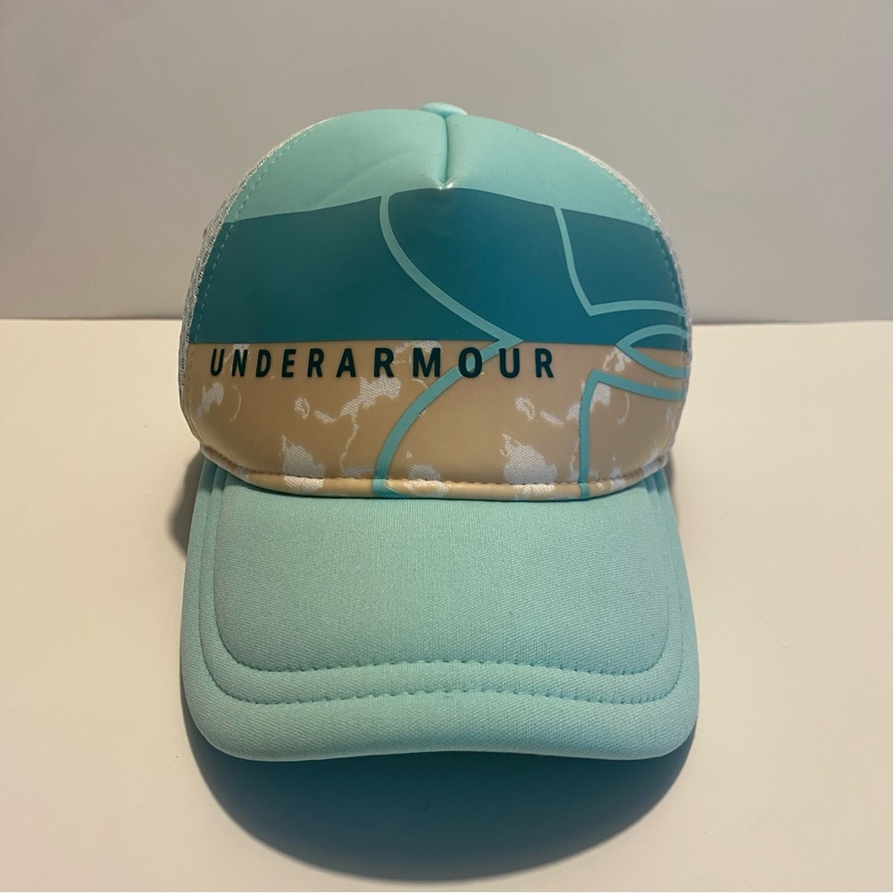 Under Armour Unisex Aqua and Cream Mesh Cap
